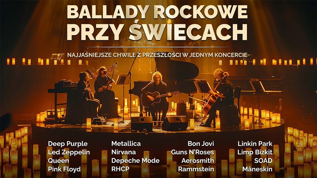 Ballady Rockowe przy świecach