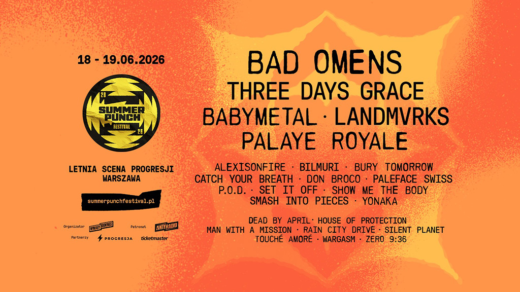 Summer Punch Festival: Bad Omens + Three Days Grace + Babymetal + Landmvrks + Palaye Royale i inni